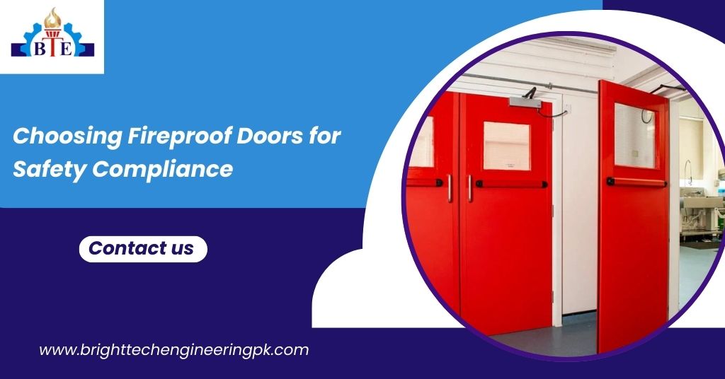 industrial fireproof doors safety features