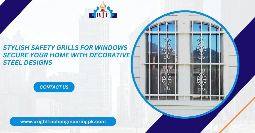 Modern steel window grills for secure and stylish homes