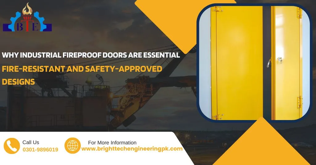 Industrial fireproof doors prevent 8 major disasters by ensuring safety, durability, and protection in industrial spaces with high fire risks.