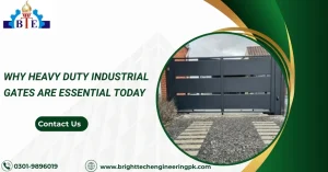 Heavy duty industrial gates provide maximum security, durability and smooth operation for factories, warehouses and high-traffic industrial sites.
