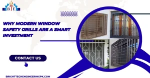 Modern window safety grills combine strength with stylish designs, providing reliable security, durability, and ventilation while enhancing the overall look of residential and commercial spaces.